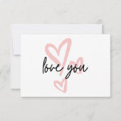 ハッピーバレンタインデー» サンキューカード (裏面)