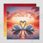 ハッピーバレンタインデー シーズンカード (正面/裏面)