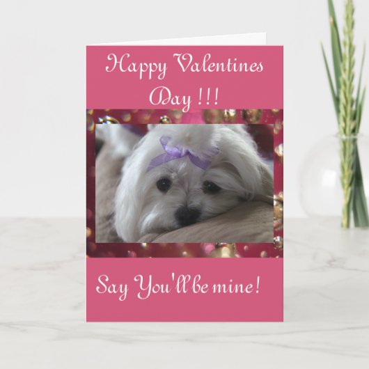 ハッピーバレンタインデー シーズンカード (正面)