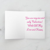 ハッピーバレンタインデー シーズンカード (内部)