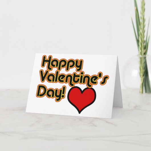 ハッピーバレンタインデー シーズンカード (正面)