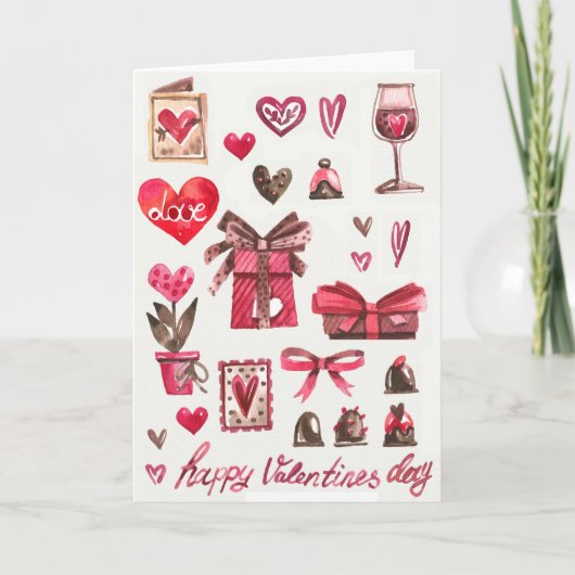 ハッピーバレンタインデー シーズンカード (正面)