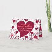 ハッピーバレンタインデー シーズンカード (裏面)