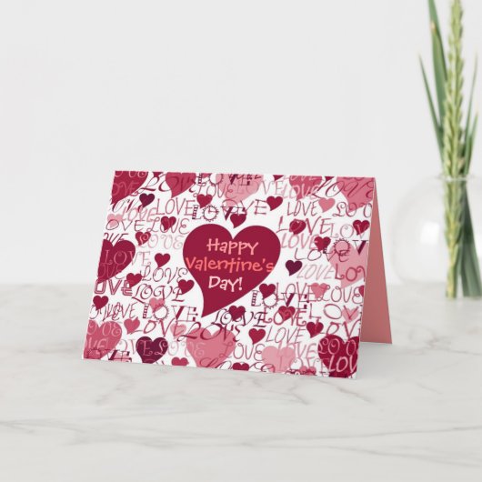 ハッピーバレンタインデー シーズンカード (正面)