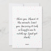 ハッピーバレンタインデー シーズンカード (裏面)