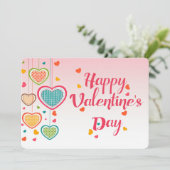 ハッピーバレンタインデー シーズンカード (スタンド正面)