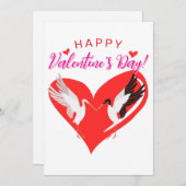 ハッピーバレンタインデー シーズンカード (正面/裏面)