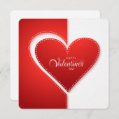 ハッピーバレンタインデー シーズンカード (正面/裏面)