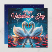 ハッピーバレンタインデー シーズンカード (正面/裏面)