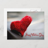 ハッピーバレンタインデー シーズンポストカード (正面/裏面)