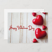 ハッピーバレンタインデー シーズンポストカード (正面/裏面)