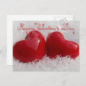 ハッピーバレンタインデー シーズンポストカード (正面/裏面)