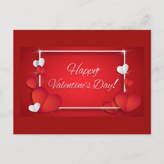 ハッピーバレンタインデー シーズンポストカード (正面)