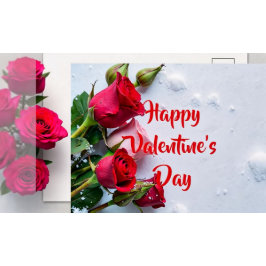 ハッピーバレンタインデー シーズンポストカード