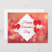 ハッピーバレンタインデー シーズンポストカード (正面/裏面)