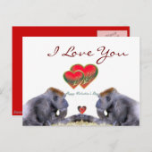 ハッピーバレンタインデー_ シーズンポストカード (正面/裏面)