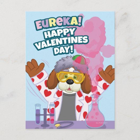 ハッピーバレンタインデー! シーズンポストカード (正面)