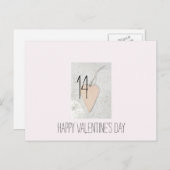 ハッピーバレンタインデー シーズンポストカード (正面/裏面)