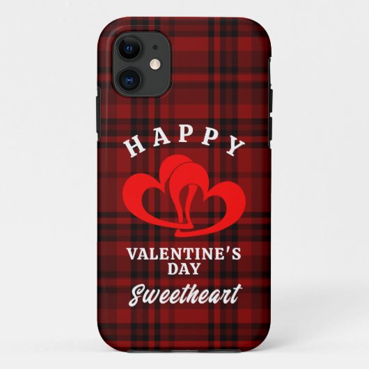 ハッピーバレンタインデー・スイートハート Case-Mate iPhoneケース (裏面)
