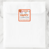 ハッピーバレンタインデー スクエアシール (バッグ)