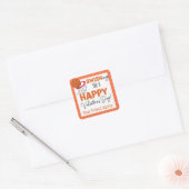 ハッピーバレンタインデー スクエアシール (封筒)