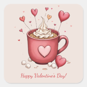 ハッピーバレンタインデー! スクエアシール