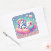 ハッピーバレンタインデー スクエアシール (封筒)