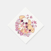 ハッピーバレンタインデー! スタンダードカクテルナプキン (角)