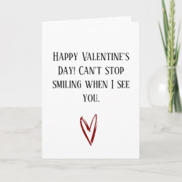 ハッピーバレンタインデー スマイリングラブカード カード