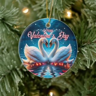 ハッピーバレンタインデー セラミックオーナメント