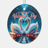 ハッピーバレンタインデー セラミックオーナメント (左)