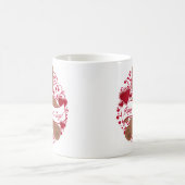 ハッピーバレンタインデー!テディベア コーヒーマグカップ (中央)