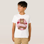 ハッピーバレンタインデー!テディベア Tシャツ (正面フル)