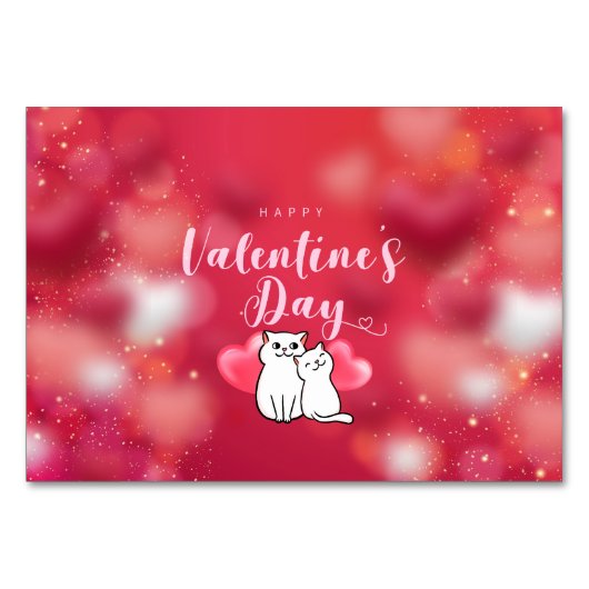 ハッピーバレンタインデー テーブルナンバー (正面)