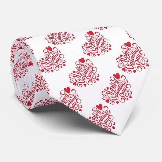 ハッピーバレンタインデー ネクタイ (ロール)