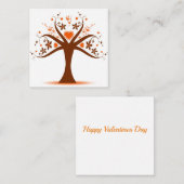 ハッピーバレンタインデー ノートカード (正面/裏面)