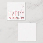 ハッピーバレンタインデー ノートカード (正面/裏面)