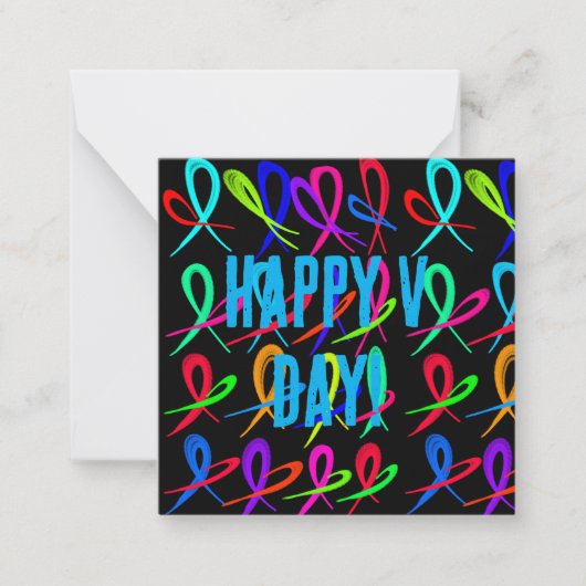 ハッピーバレンタインデー ノートカード (正面)