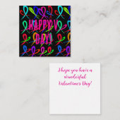 ハッピーバレンタインデー ノートカード (正面/裏面)