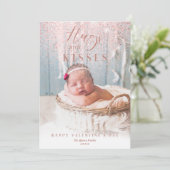 ハッピーバレンタインデー |ハグ&キスズピンク シーズンカード (スタンド正面)