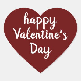 ハッピーバレンタインデー ハートシール