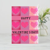 ハッピーバレンタインデー ハート シーズンカード (スタンド正面)