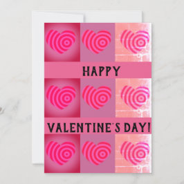 ハッピーバレンタインデー ハート シーズンカード