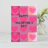 ハッピーバレンタインデー ハート シーズンカード (スタンド正面)