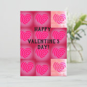 ハッピーバレンタインデー ハート シーズンカード (スタンド正面)