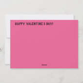 ハッピーバレンタインデー ハート シーズンカード (裏面)