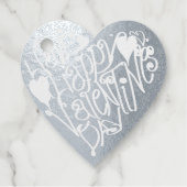 「ハッピーバレンタインデー」ハート フェイバータグ (正面)