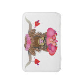 ハッピーバレンタインデー バスマット (正面縦)