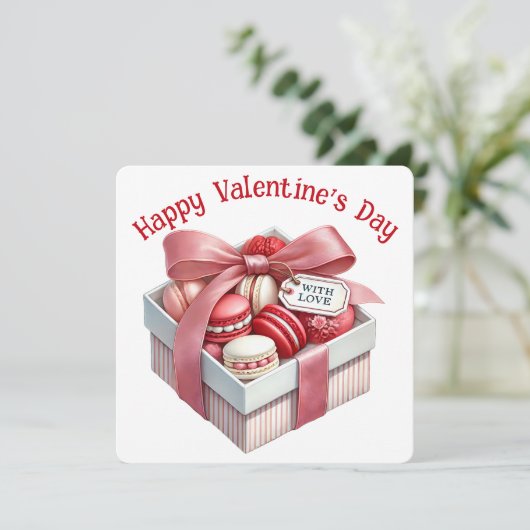 ハッピーバレンタインデー – バレンタインのカード サンキューカード (スタンド正面)