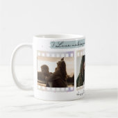 ハッピーバレンタインデー，バレンタインの贈り物，写真gi コーヒーマグカップ (左)